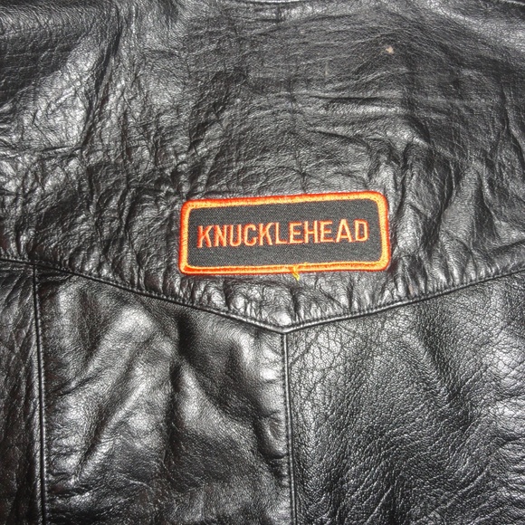 Biker Leather Vest Indian Knucklehead Unisex 36 - Picture 6 of 6